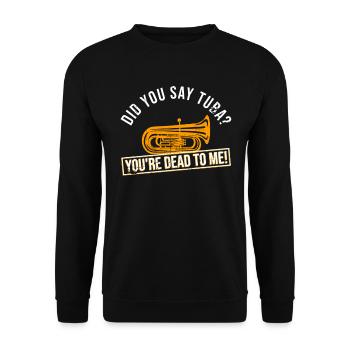 Euphonium Marching Band Design Für Euphonium - Sweat-shirt Unisexe - noir - Devant - Alina (178cm) & Michal (187cm)