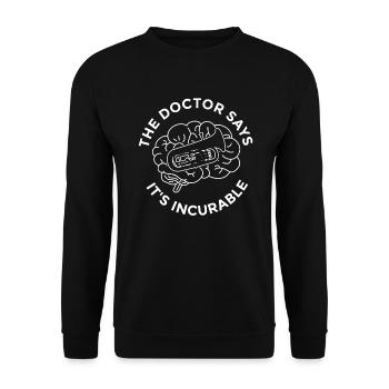 Blechbläser Instrumen Euphonium Design Für - Unisex Pullover - Schwarz - Vorne - Alina (178cm) & Michal (187cm)