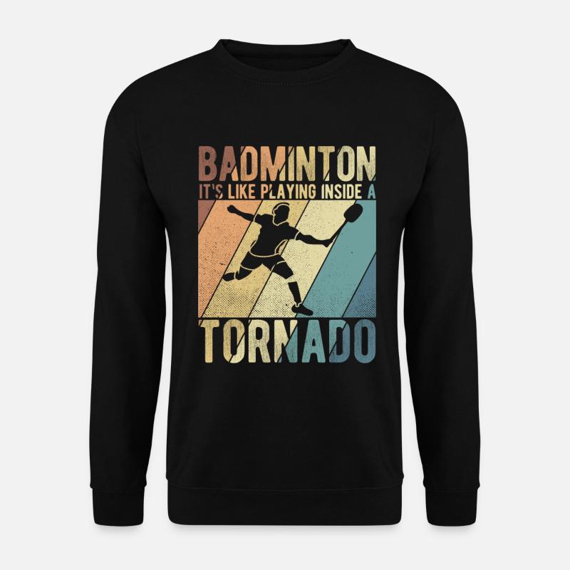 Badminton - Unisex Pullover - Schwarz