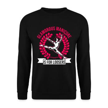 Baton Twirler Design Für Majorette Tanz - Sweat-shirt Unisexe - noir - Devant - Alina (178cm) & Michal (187cm)