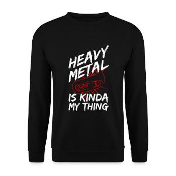 Fanfare Brass Horn Design Für - Sweat-shirt Unisexe - noir - Devant - Alina (178cm) & Michal (187cm)