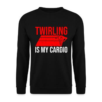 Baton Twirler Design Für Wirbelnde Konzerte - Sweat-shirt Unisexe - noir - Devant - Alina (178cm) & Michal (187cm)