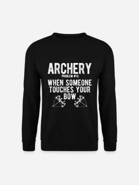 Bogenschießen Archery - Unisex Pullover - Schwarz