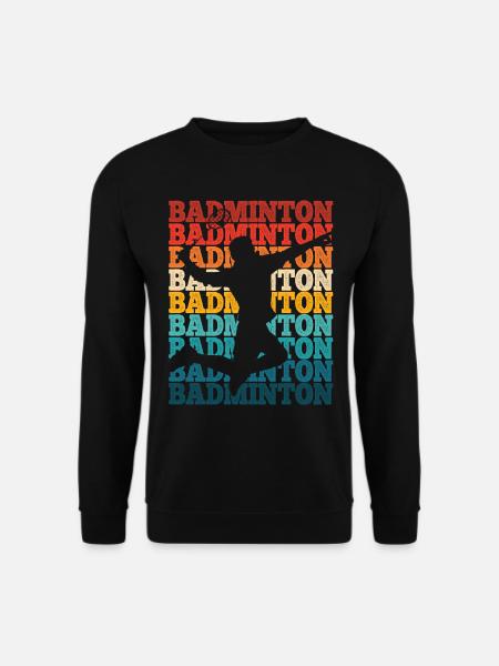 Badminton - Unisex Pullover - Schwarz