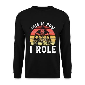 Rpg Rollenspiel Und Rollenspiel Larp - Sweat-shirt Unisexe - noir - Devant - Alina (178cm) & Michal (187cm)