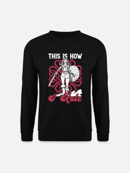 Rpg-rollenspiele Und Larper - Unisex Pullover - Schwarz