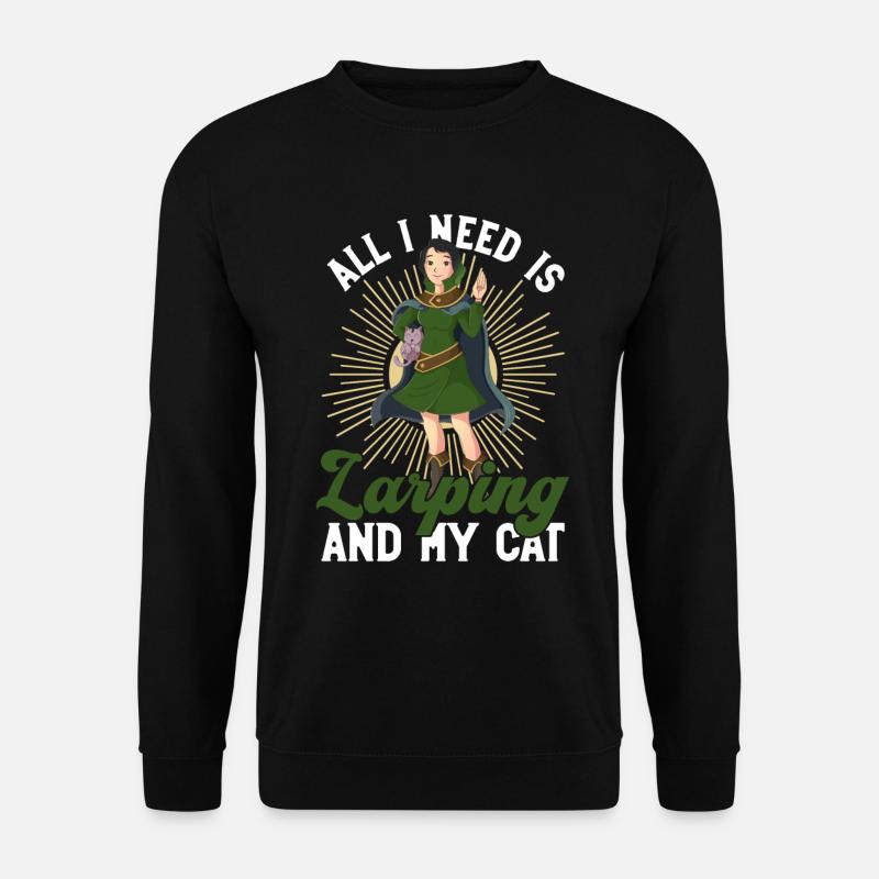Larping Und Rollenspiele - Unisex Pullover - Schwarz