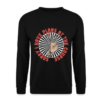Hunde-agility-design Für Hunde-agility-training - Sweat-shirt Unisexe - noir - Devant - Alina (178cm) & Michal (187cm)