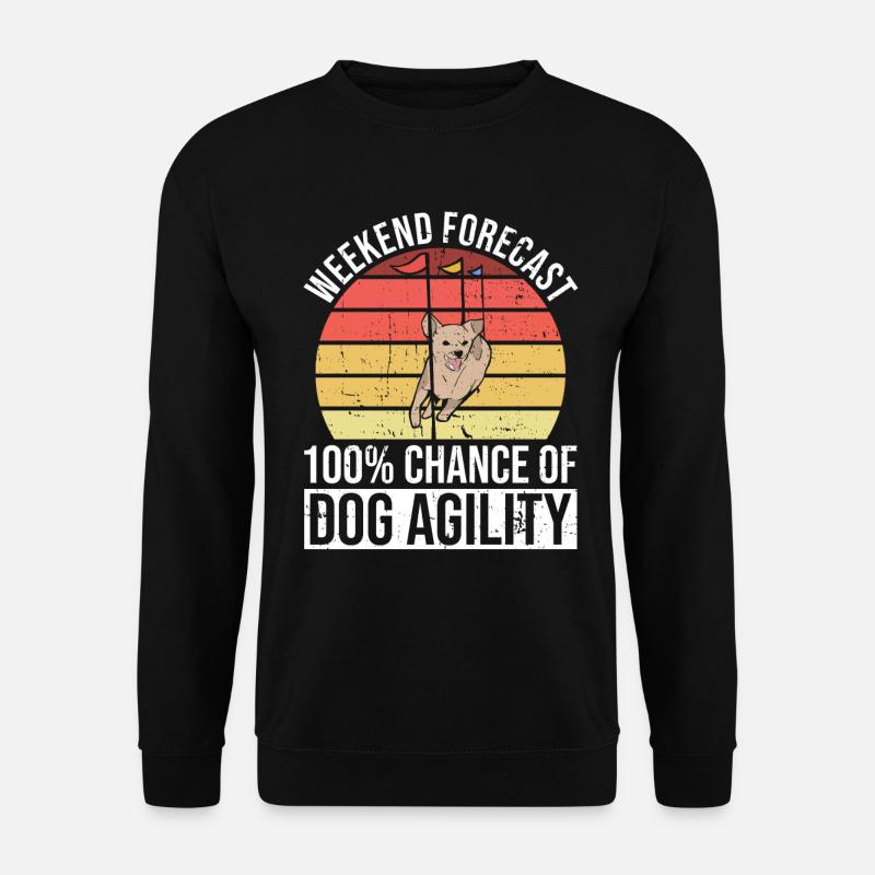 Hunde-agility-design Für Hunde-agility-training - Unisex Sweatshirt - black