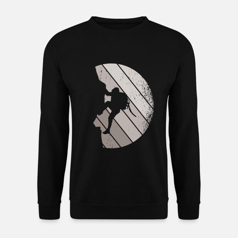 Klettern Bouldern - Unisex Pullover - Schwarz