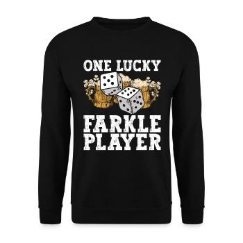 Farkle St. Patricks Design Für Bunco-spieler St. - Sweat-shirt Unisexe - noir - Devant - Alina (178cm) & Michal (187cm)