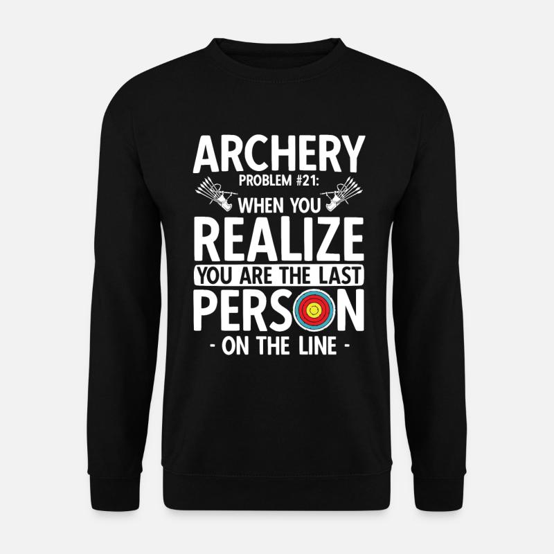Bogenschießen Archery - Unisex Pullover - Schwarz