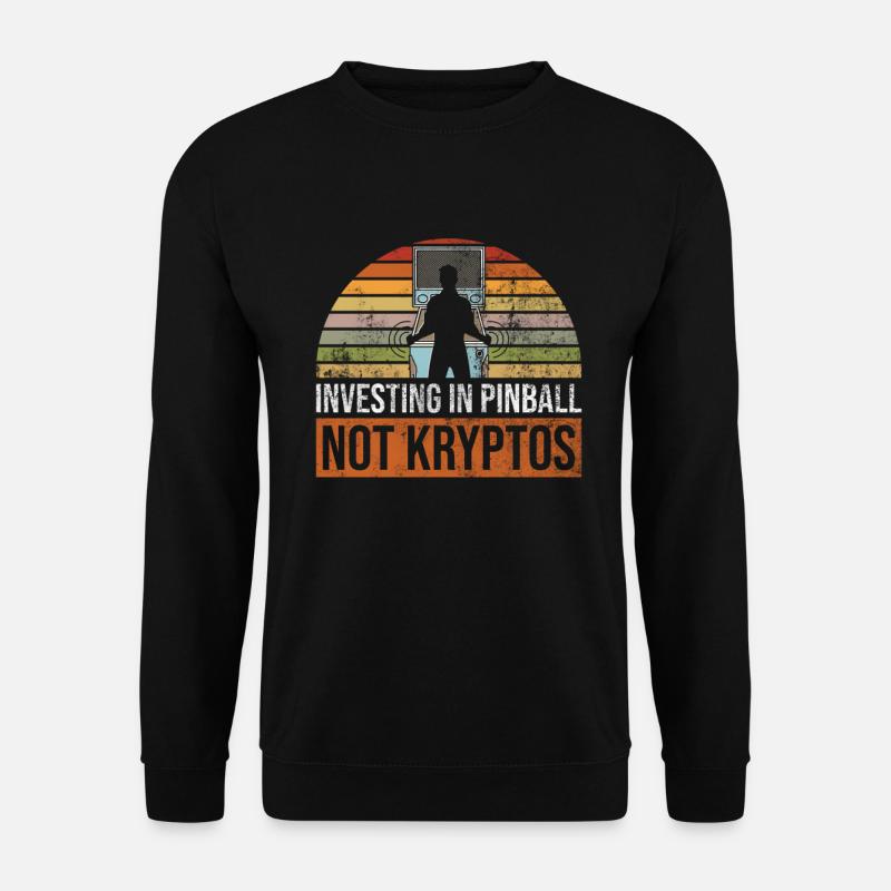 Retro-flipper-spieldesign Für - Unisex Pullover - Schwarz