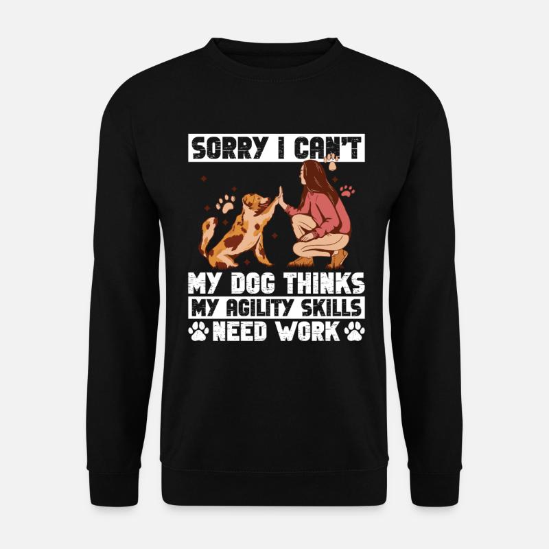 Hunde-agility-design Für Hunde-agility-training - Unisex Sweatshirt - black