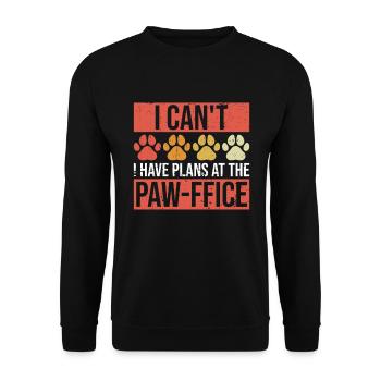 Hunde-hindernis-trainingsdesign Für - Sweat-shirt Unisexe - noir - Devant - Alina (178cm) & Michal (187cm)