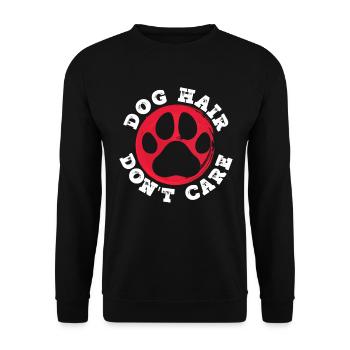Hund Agility Training Design Für Hund Agility - Unisex Pullover - Schwarz - Vorne - Alina (178cm) & Michal (187cm)