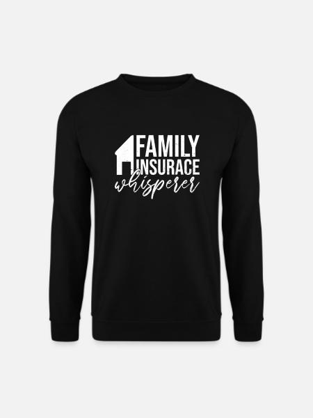 Familienversicherungsagenten-design Für - Unisex Sweatshirt - black