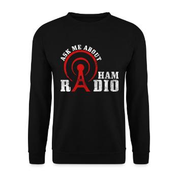 Amateurfunk-design Für Amateurfunk-amateur - Sweat-shirt Unisexe - noir - Devant - Alina (178cm) & Michal (187cm)