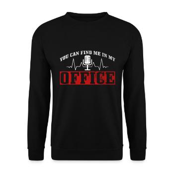 Amateurfunk-design Für - Sweat-shirt Unisexe - noir - Devant - Alina (178cm) & Michal (187cm)