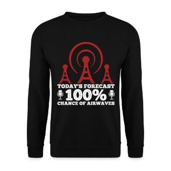 Amateurfunk-design Für Amateurfunker - Unisex Pullover - Schwarz - Vorne - Alina (178cm) & Michal (187cm)