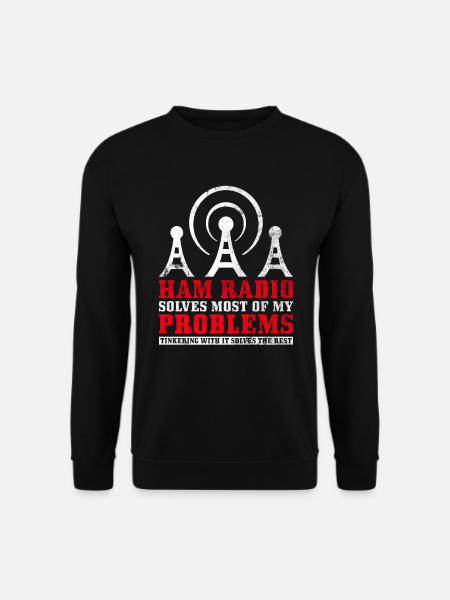 Amateurfunk-design Für Lizenzierte - Unisex Pullover - Schwarz
