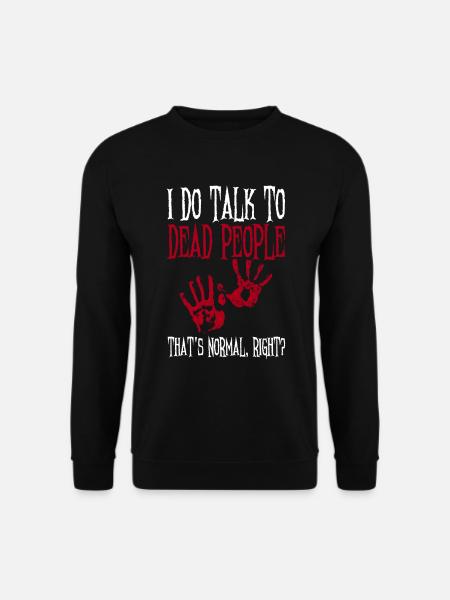 Geisterjagd-design Für Oaranormal-ermittler - Unisex Pullover - Schwarz