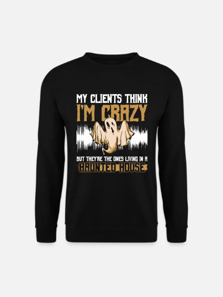 Ghost Investigator Design for Paranormale Forscher - Genser unisex - svart