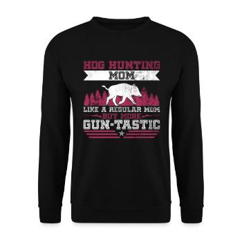 Schweine-gunting-mom-design Für - Sweat-shirt Unisexe - noir - Devant - Alina (178cm) & Michal (187cm)