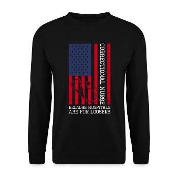 Forensisches Pflegedesign Für - Sweat-shirt Unisexe - noir - Devant - Alina (178cm) & Michal (187cm)