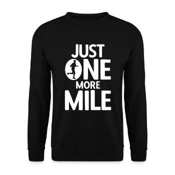 Läufer Joggen - Unisex Pullover - Schwarz - Vorne - Alina (178cm) & Michal (187cm)