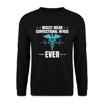 Correctional Rn Design Für - Sweat-shirt Unisexe - noir - Devant - Alina (178cm) & Michal (187cm)