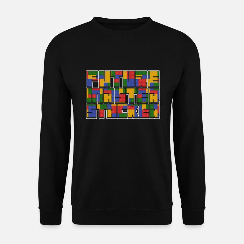Bausteine Kinder Entwerfen Für Kleine Ziegelbauer - Unisex Pullover - Schwarz