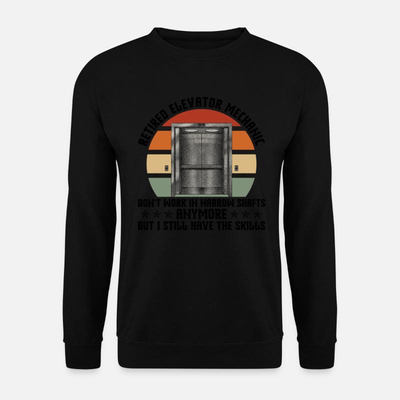 Aufzugstechniker-design Für - Unisex Pullover - Schwarz