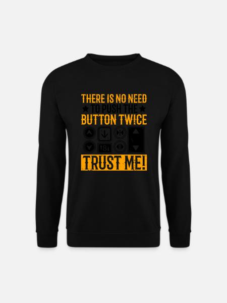 Aufzugsmechaniker-design Für Einen - Unisex Sweatshirt - black