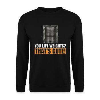 Aufzug Istaller Design Für Elvator Mechaniker - Sweat-shirt Unisexe - noir - Devant - Alina (178cm) & Michal (187cm)