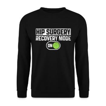Bionisches Hüftdesign Für Einen Überlebenden Einer - Sweat-shirt Unisexe - noir - Devant - Alina (178cm) & Michal (187cm)