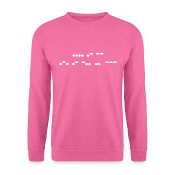 Amateurfunk-morsecode-design Für - Unisex Pullover - Pink - Vorne