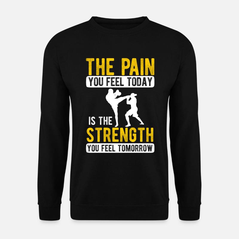 Kickboxing - Unisex Pullover - Schwarz