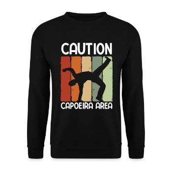 Capoeira - Unisex Pullover - Schwarz - Vorne - Alina (178cm) & Michal (187cm)