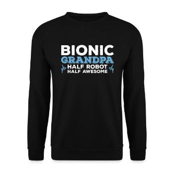 Bionisches Hüft-opa-design Für Einen Überlebenden - Sweat-shirt Unisexe - noir - Devant - Alina (178cm) & Michal (187cm)