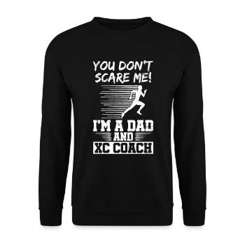 Xc-läufer-design Für Einen Xc-lauf - Sweat-shirt Unisexe - noir - Devant - Alina (178cm) & Michal (187cm)