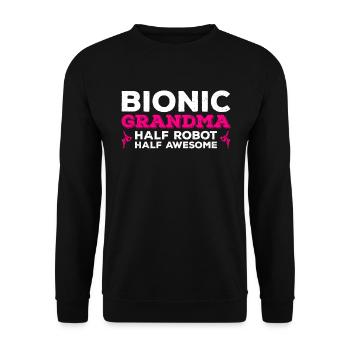 Bionisches Hüft-oma-design Für Einen Überlebenden - Sweat-shirt Unisexe - noir - Devant - Alina (178cm) & Michal (187cm)
