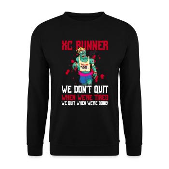 Xc-laufdesign Für Xc-läufer - Sweat-shirt Unisexe - noir - Devant - Alina (178cm) & Michal (187cm)