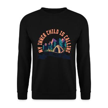 Scout Leader Design Für Einen Scoutmaster Oder - Unisex Sweatshirt - black - Front - Alina (178cm) & Michal (187cm)