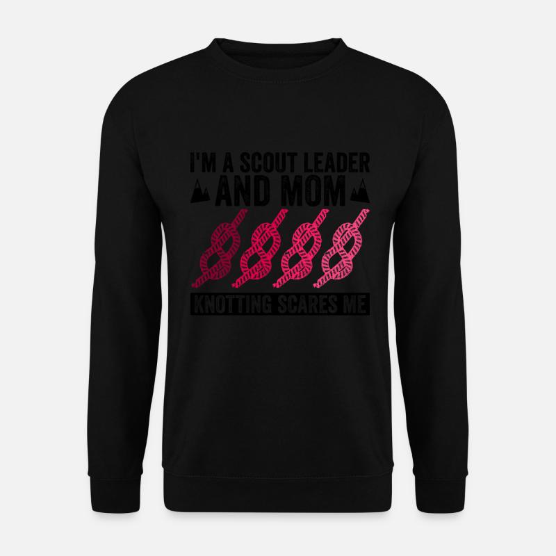 Pfadfindermutter-design Für Eine - Unisex Pullover - Schwarz