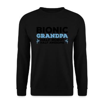 Bionisches Hüft-opa-design Für Einen Überlebenden - Sweat-shirt Unisexe - noir - Devant - Alina (178cm) & Michal (187cm)