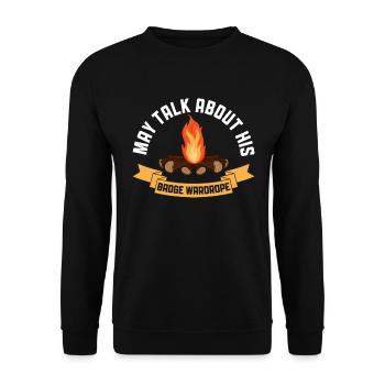 Cub Scouting Design Für Einen Pfadfinderführer - Unisex Sweatshirt - black - Front - Alina (178cm) & Michal (187cm)
