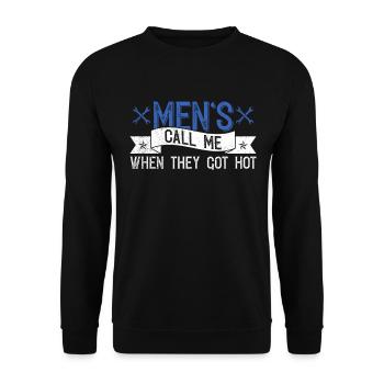 HVAC Techniker Design Für HVAC Lüftungstechniker - Unisex Sweatshirt - black - Front - Alina (178cm) & Michal (187cm)