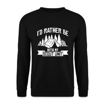 Cub Matser Design Für Einen Pfadfinderführer - Unisex Sweatshirt - black - Front - Alina (178cm) & Michal (187cm)