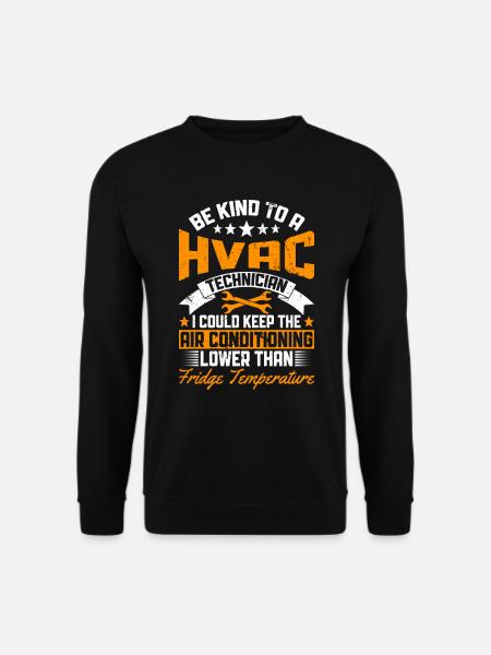 HVAC Techniker Design Für HVAC Lüftungstechniker - Unisex Sweatshirt - black